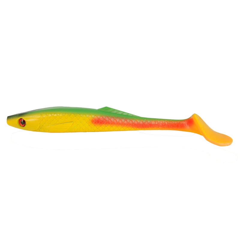 Gummifisch Shad Hecht XXL Swimbait 9" 22,5 cm Redtail Shark