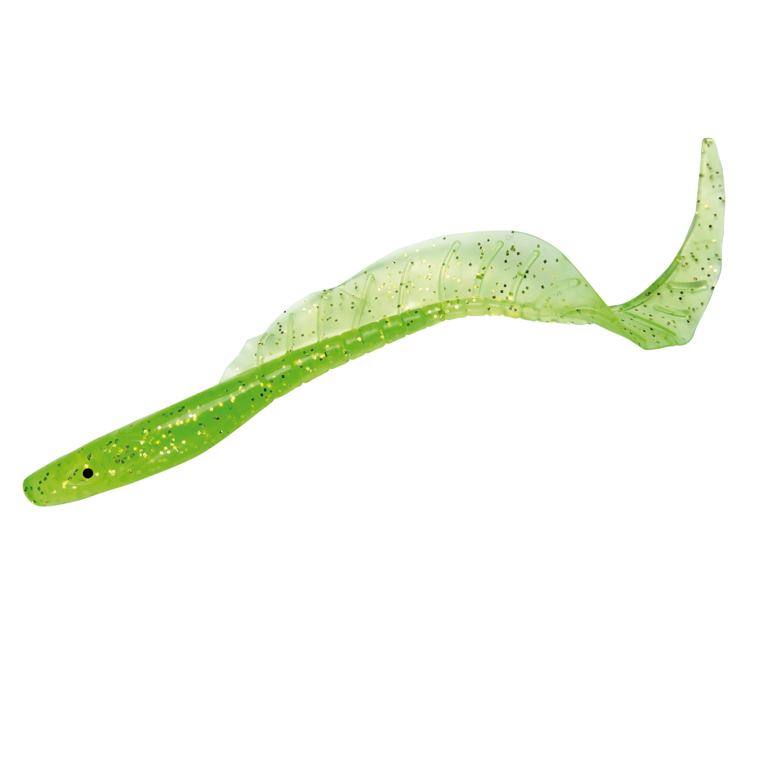 Trendex Crazy Tail, 9,5 cm, Farbe 02 UV Lime Green Gummifisch